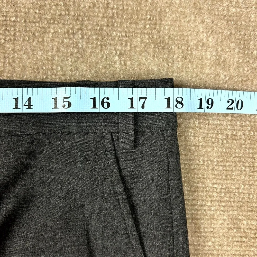 Calvin Klein Dress Pants Men 36x32 Black Stretch Mid Rise Straight Formal Office